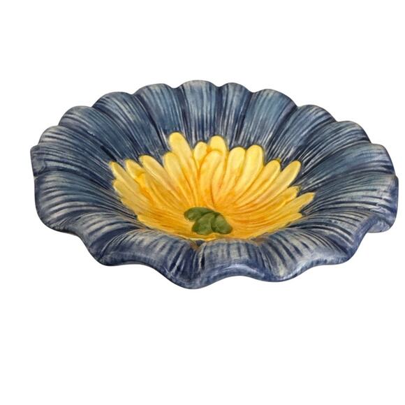 Portmeirion Botanical Hummingbird Morning Glory Shaped Bowl - Picture 3 of 9